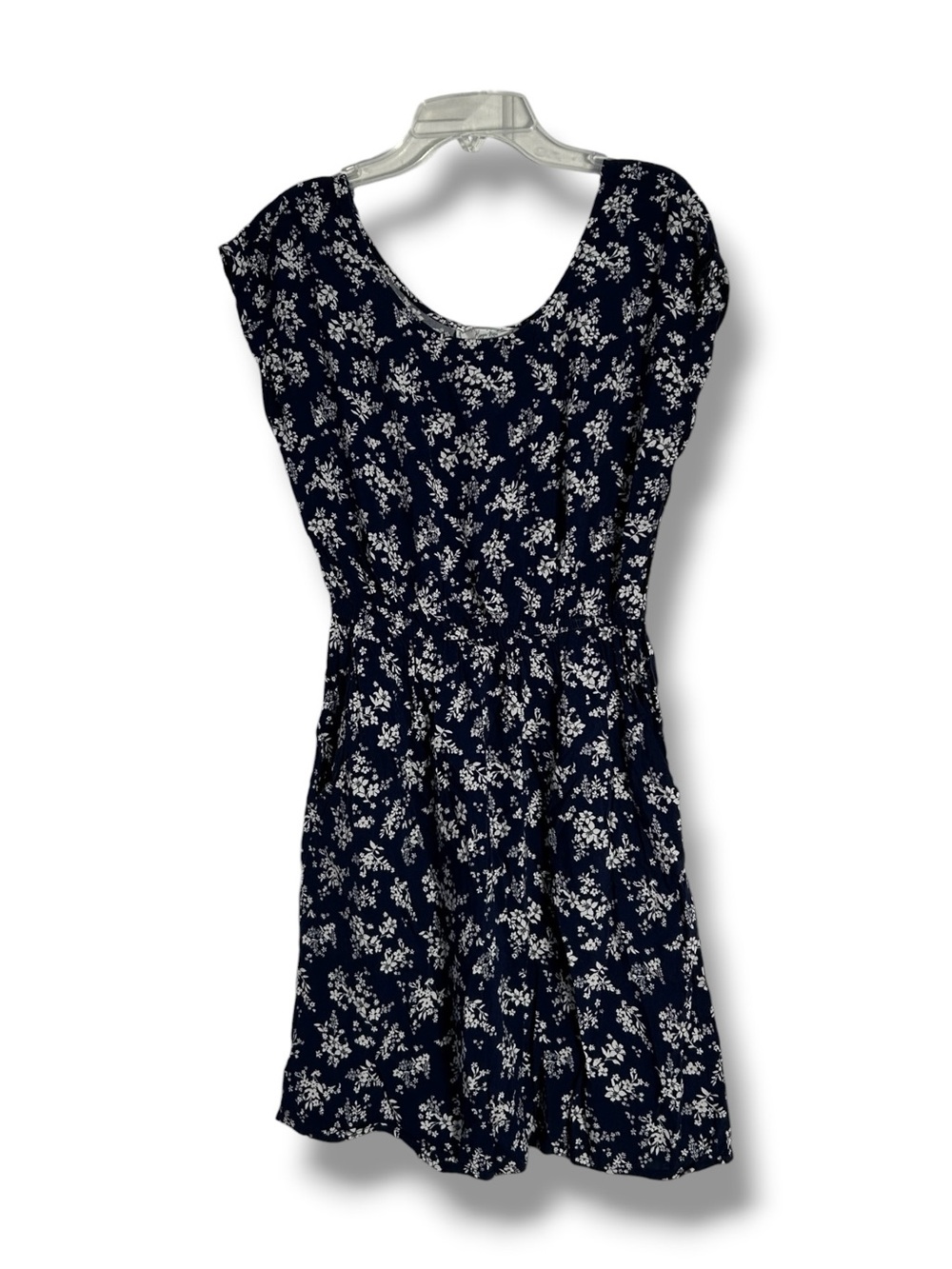 Hippie Rose Blue And White Cap Sleeve Floral Dress Size Small - “Aamadu”